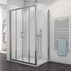 Sanswiss Top Line kabina prysznicowa kwadratowa 120 cm srebrny połysk 53147