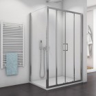 Sanswiss Top Line kabina prysznicowa kwadratowa 120 cm srebrny połysk 53147