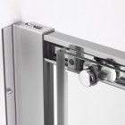 Sanswiss Top Line kabina prysznicowa kwadratowa 70 cm srebrny połysk TOPAC07005007