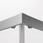 Sanswiss Top Line kabina prysznicowa kwadratowa 70 cm srebrny połysk TOPAC07005007