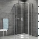 Sanswiss Top Line kabina prysznicowa półokrągła 80 cm srebrny połysk TOPR500805007