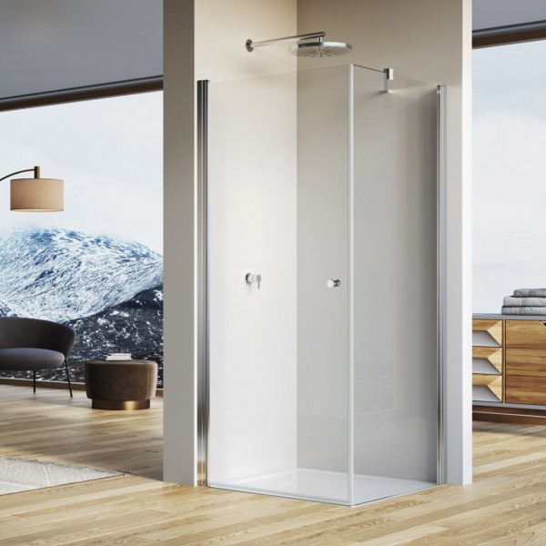 Sanswiss Solino kabina prysznicowa kwadratowa 70 cm SOL107005007+SOLT107005007