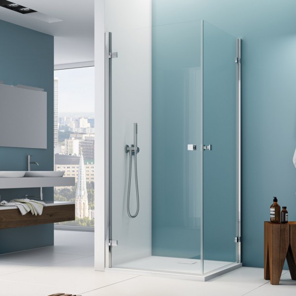 Sanswiss Annea kabina prysznicowa kwadratowa 80 cm AN1CG08005007+AN1CD08005007
