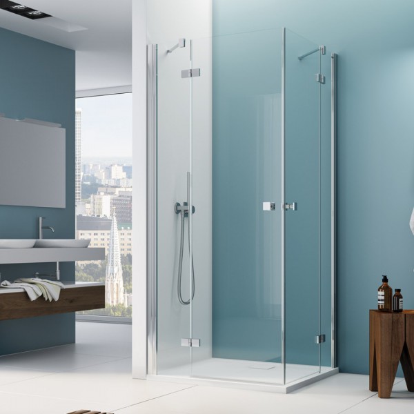 Sanswiss Annea kabina prysznicowa kwadratowa 100 cm AN13G10005007+AN13D10005007