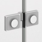 Sanswiss Annea kabina prysznicowa kwadratowa 90 cm AN13G09005007+AN13D09005007