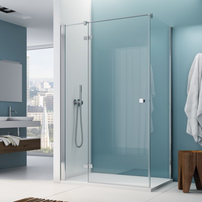 Sanswiss Annea kabina prysznicowa kwadratowa 90 cm lewa AN13G09005007+ANT109005007