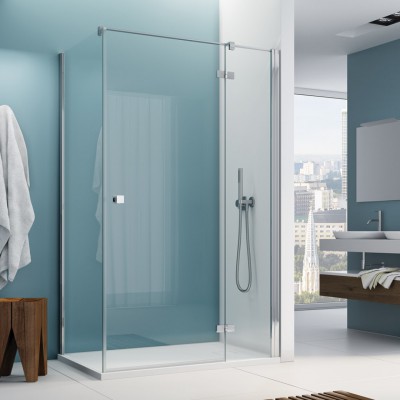 Sanswiss Annea kabina prysznicowa kwadratowa 100 cm prawa AN13D10005007+ANT110005007