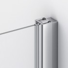 Sanswiss Annea kabina prysznicowa prostokątna 100x80 cm lewa AN1CG10005007+ANT108005007