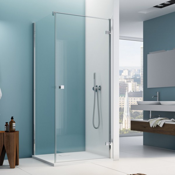 Sanswiss Annea kabina prysznicowa prostokątna 100x80 cm prawa AN1CD10005007+ANT108005007