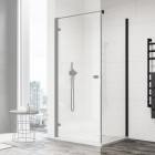 Sanswiss Annea ścianka prysznicowa 90 cm boczna do drzwi czarny mat ANT109000607