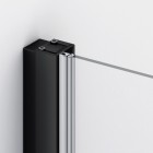 Sanswiss Annea drzwi prysznicowe 75 cm prawe czarny mat AN1CD07500607
