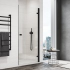 Sanswiss Annea drzwi prysznicowe 70 cm prawe czarny mat AN1CD07000607