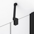 Sanswiss Annea drzwi prysznicowe 90 cm prawe czarny mat AN13D09000607