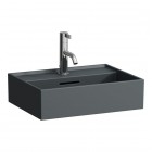 Laufen Kartell umywalka ścienna 45x34 cm grafit mat H8153307581041