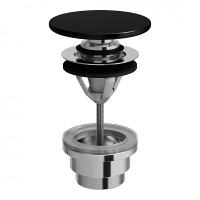 Laufen korek klik klak do umywalki ceramiczny czarny mat H8981927160001