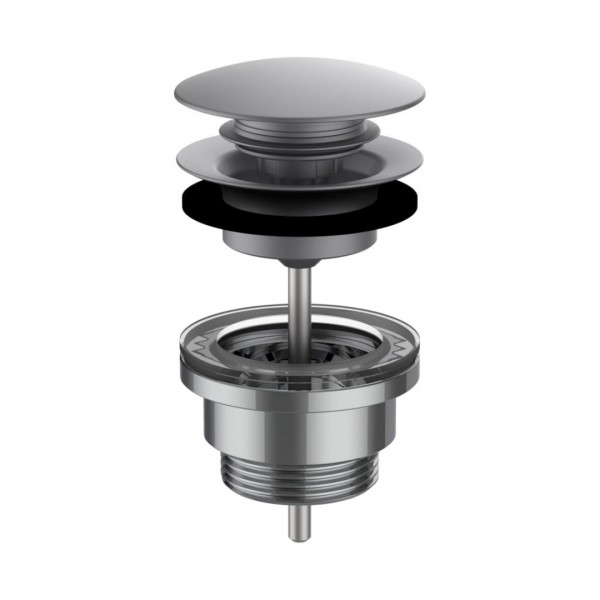 Laufen korek klik klak do umywalki stal nierdzewna szczotkowana H3709890901041