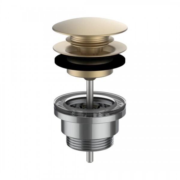 Laufen korek klik klak do umywalki złoty szczotkowany H3709890831041