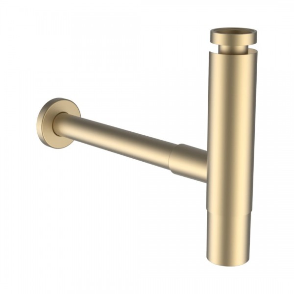 Laufen syfon umywalkowy złoty szczotkowany H3749800830001