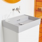 Laufen Kartell umywalka ścienna 60x46 cm szary mat H8103337591091
