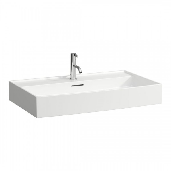 Laufen Kartell umywalka ścienna 80x46 cm biały mat H8103367571041