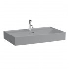 Laufen Kartell umywalka ścienna 80x46 cm szlifowany spód szary mat H8163367591041