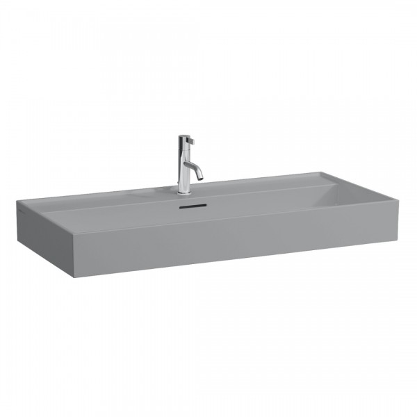 Laufen Kartell umywalka ścienna 100x46 cm szary mat H8103377591041