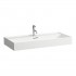 Laufen Kartell umywalka ścienna 100x46 cm szlifowany spód biała H8163370001071