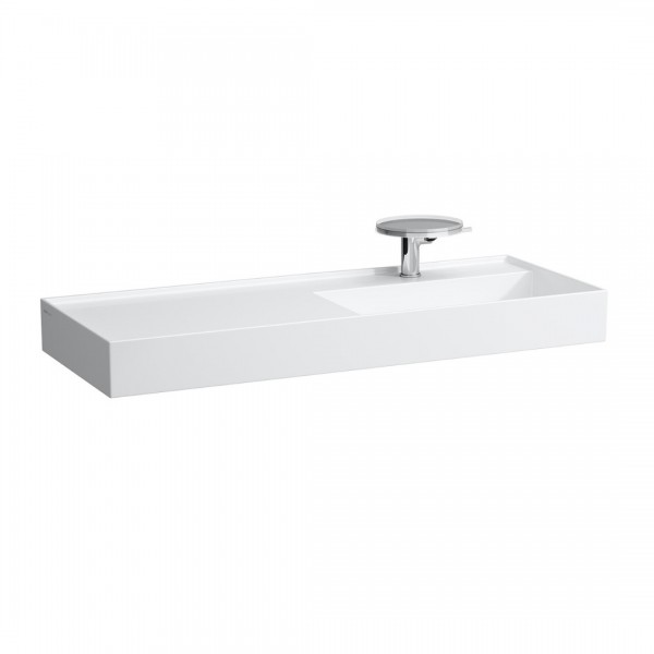 Laufen Kartell umywalka ścienna 120x46 cm prawa biały mat H8133337571111