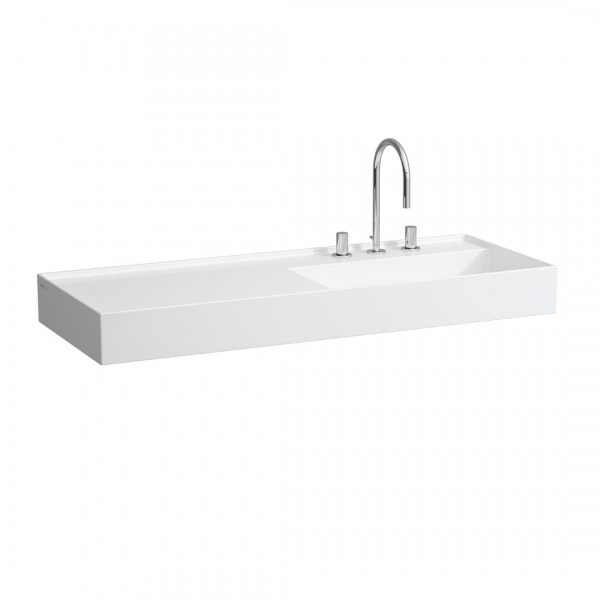 Laufen Kartell umywalka ścienna 120x46 cm prawa biały mat H8133337571581