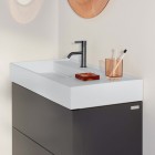 Laufen Kartell umywalka ścienna 90x46 cm lewa biały mat H8103387571111