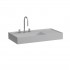 Laufen Kartell umywalka ścienna 90x46 cm lewa szary mat H8103387591581