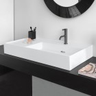 Laufen Kartell umywalka ścienna 90x46 cm prawa szlifowany spód biały mat H8183397571121