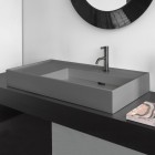 Laufen Kartell umywalka ścienna 90x46 cm prawa szary mat H8103397591121