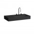 Laufen Kartell umywalka ścienna 90x46 cm prawa czarny mat H8103397161581