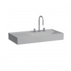 Laufen Kartell umywalka ścienna 90x46 cm prawa szary mat H8103397591581