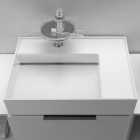 Laufen Kartell umywalka ścienna 60x46 cm lewa biała H8103340001111