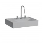 Laufen Kartell umywalka ścienna 60x46 cm prawa szary mat H8103357591581