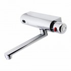 Makoinstal bateria elektroniczna umywalkowa ścienna z mieszaczem chrom 3109B