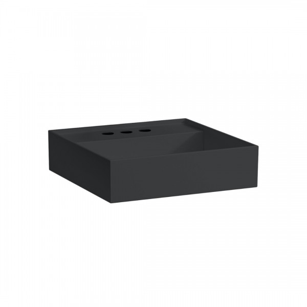Laufen Kartell umywalka ścienna 46x46 cm czarny mat H8153317161581