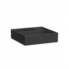 Laufen Kartell umywalka ścienna 46x46 cm czarny połysk H8153310201581