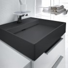 Laufen Kartell umywalka ścienna 46x46 cm grafit mat H8153317581581