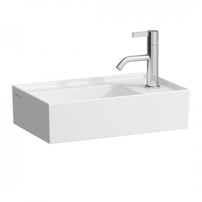 Laufen Kartell umywalka ścienna 46x28 cm prawa biały mat H8153347571111