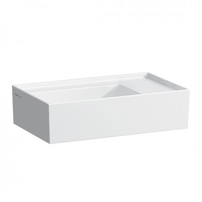 Laufen Kartell umywalka ścienna 46x28 cm prawa biała z powłoką LCC H8153344001121