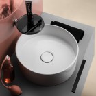 Laufen Kartell umywalka nablatowa okrągła 42 cm biała H8123310001121