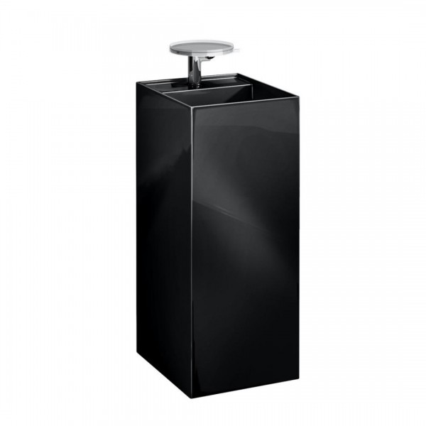 Laufen Kartell umywalka wolnostojąca 37,5x43,5 cm czarny połysk H8113310201111