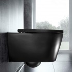 Laufen Kartell miska WC wisząca Rimless czarny mat H8203377160001