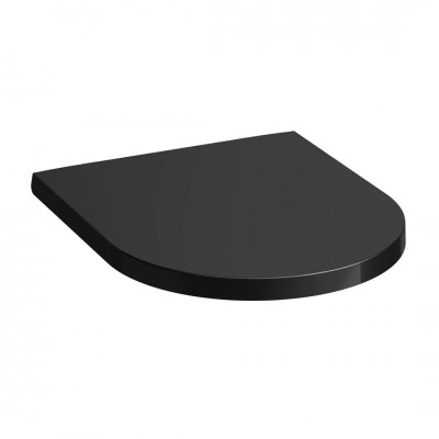 Laufen Kartell deska WC wolnoopadająca czarny połysk H8913330200001
