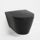 Laufen Kartell deska WC wolnoopadająca czarny mat H8913337160001