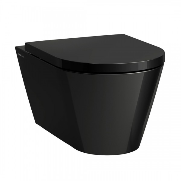 Laufen Kartell miska WC wisząca Rimless czarny połysk H8203370200001