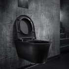 Laufen Kartell miska WC wisząca Rimless czarny mat H8203377160001